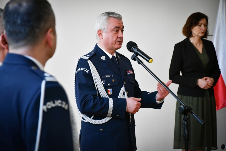 Ślubowanie nowych policjantów w Rzeszowie