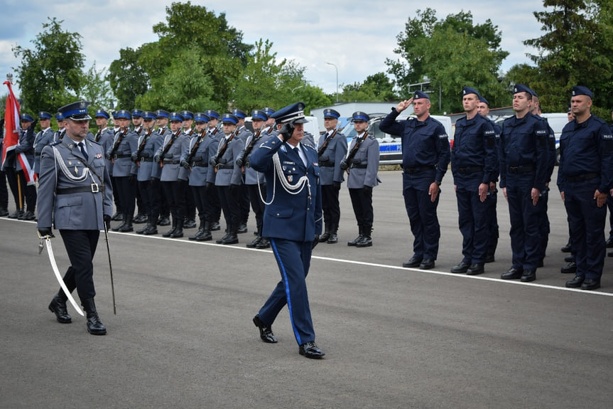 Ślubowanie nowych policjantów