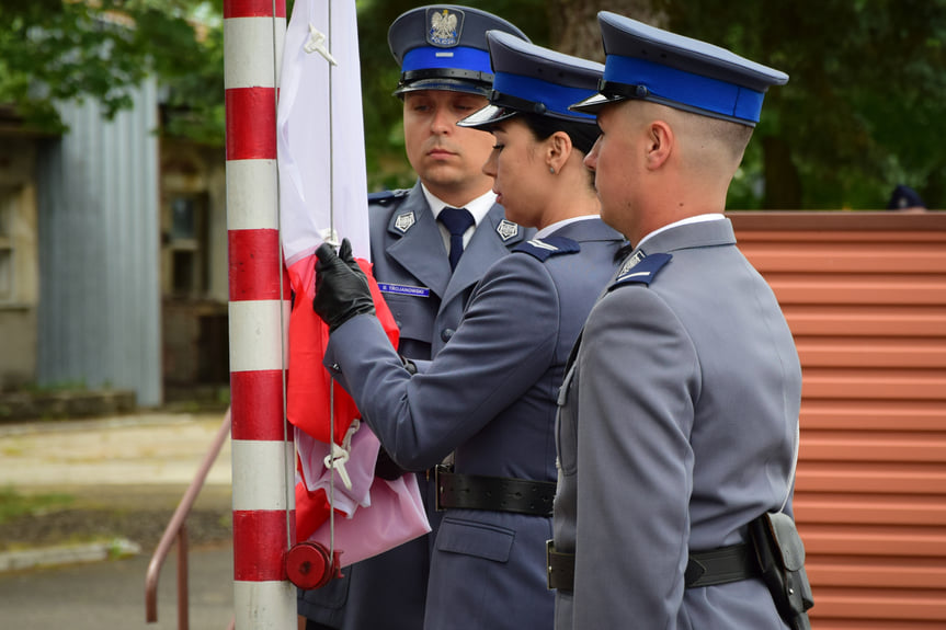 Ślubowanie nowych policjantów