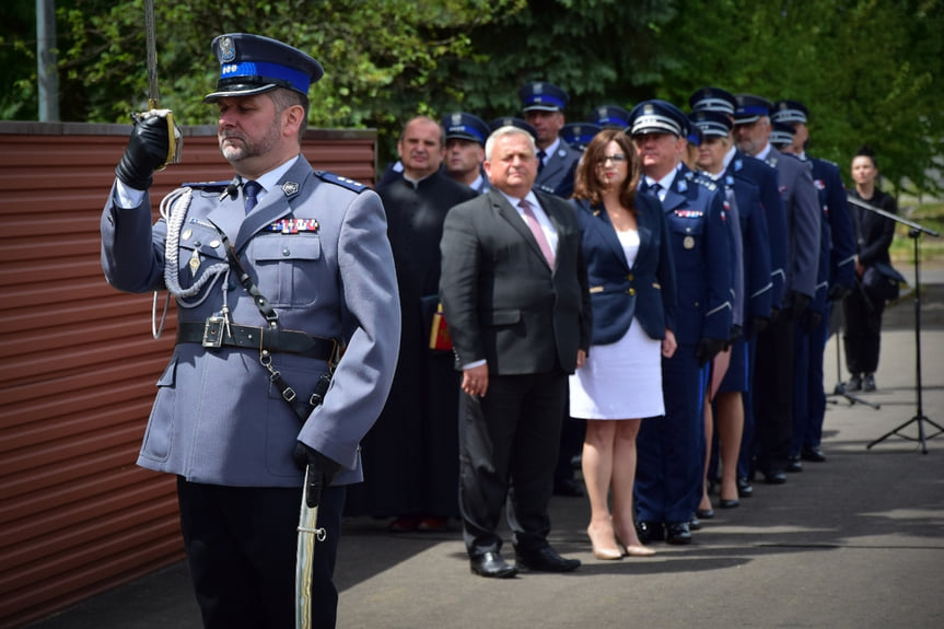 Ślubowanie nowych policjantów