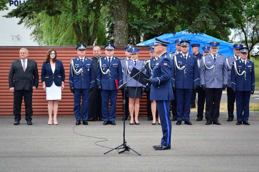 Ślubowanie nowych policjantów