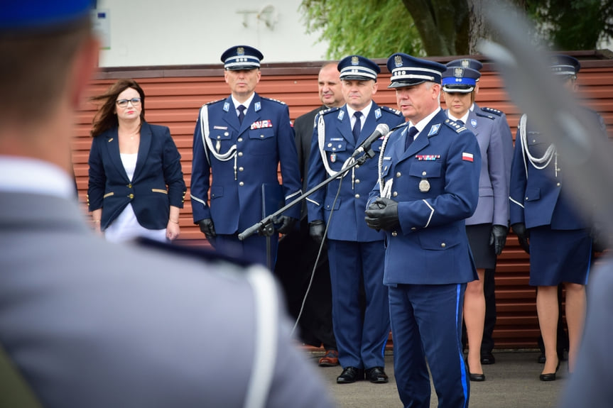 Ślubowanie nowych policjantów