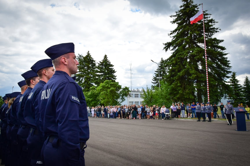 Ślubowanie nowych policjantów