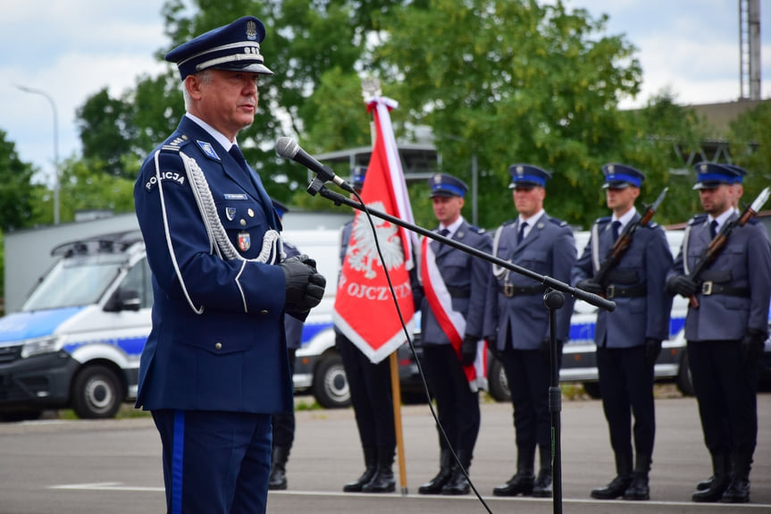 Ślubowanie nowych policjantów