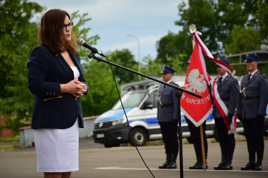 Ślubowanie nowych policjantów