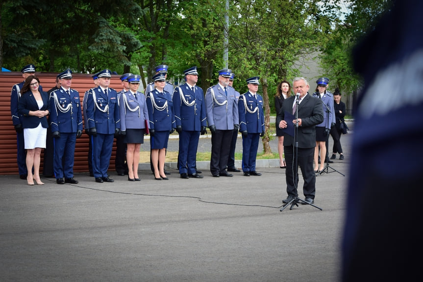 Ślubowanie nowych policjantów