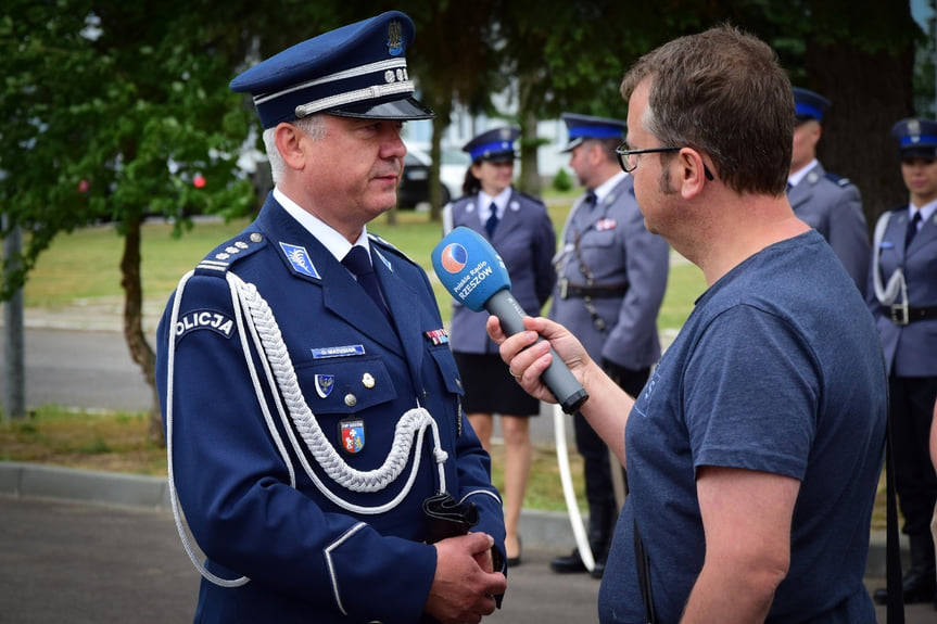 Ślubowanie nowych policjantów