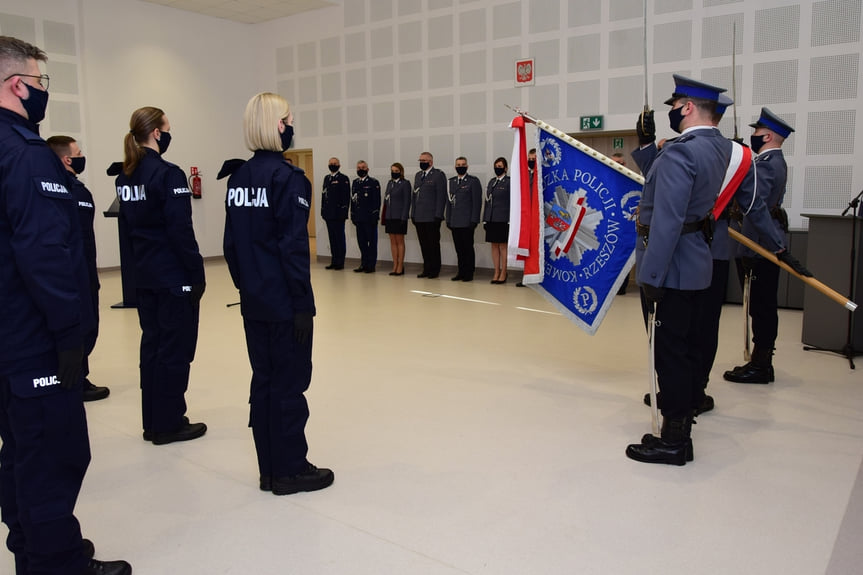 Ślubowanie policjantów w Rzeszowie