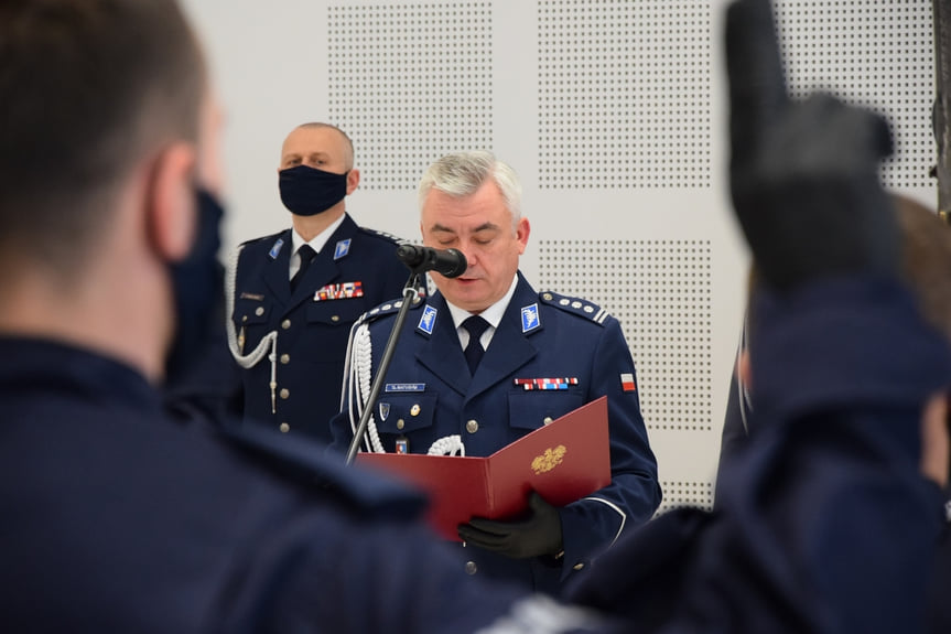 Ślubowanie policjantów w Rzeszowie