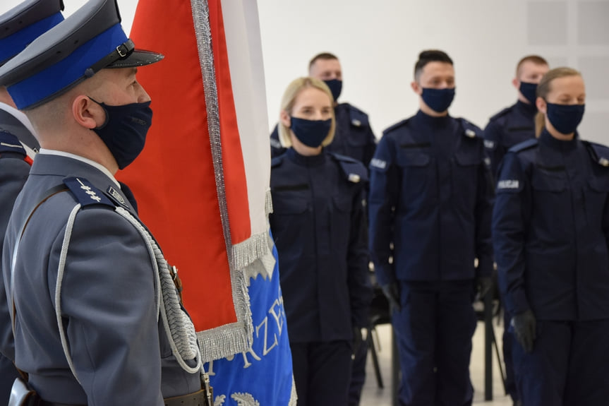 Ślubowanie policjantów w Rzeszowie