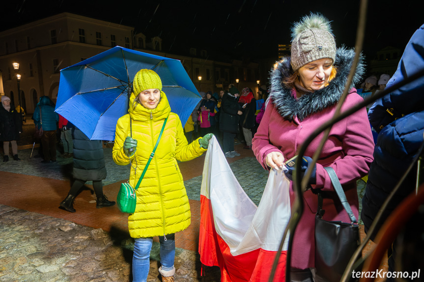 Solidarni z Ukrainą w Krośnie