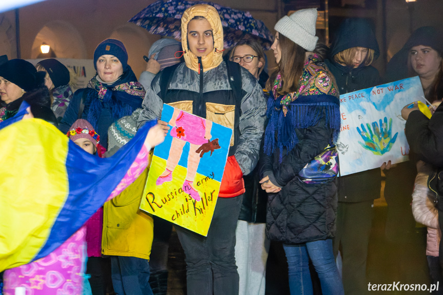 Solidarni z Ukrainą w Krośnie