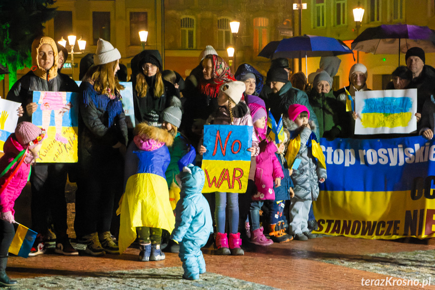 Solidarni z Ukrainą w Krośnie