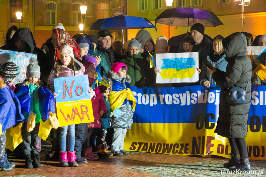 Solidarni z Ukrainą w Krośnie