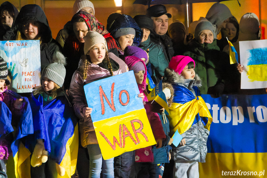 Solidarni z Ukrainą w Krośnie