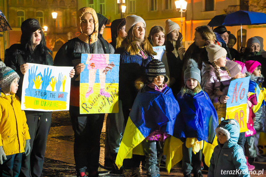 Solidarni z Ukrainą w Krośnie