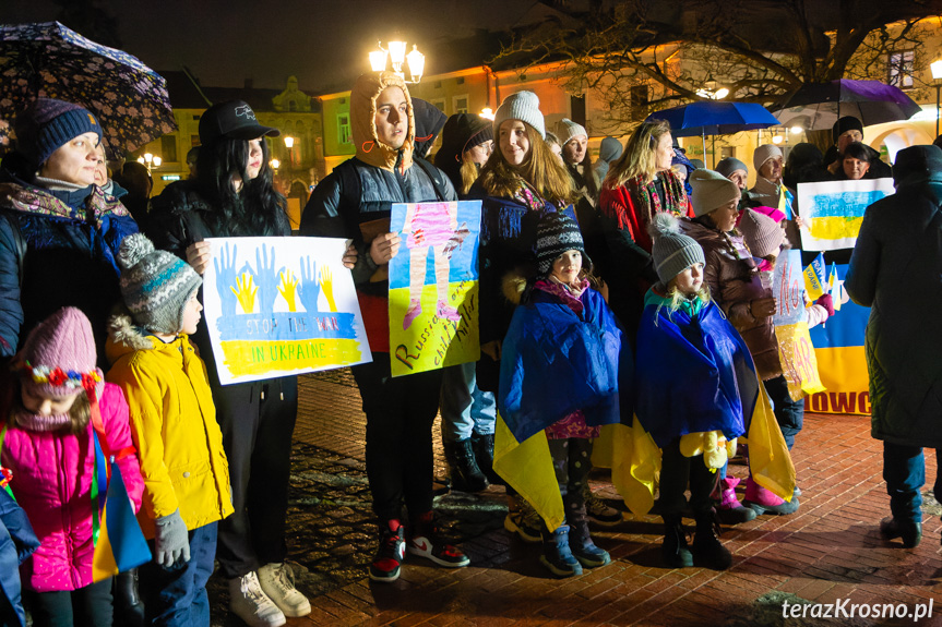 Solidarni z Ukrainą w Krośnie