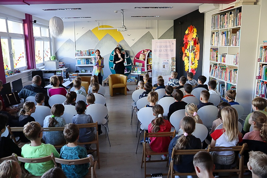 Spotkania z Katarzyną Wasilkowską w bibliotece