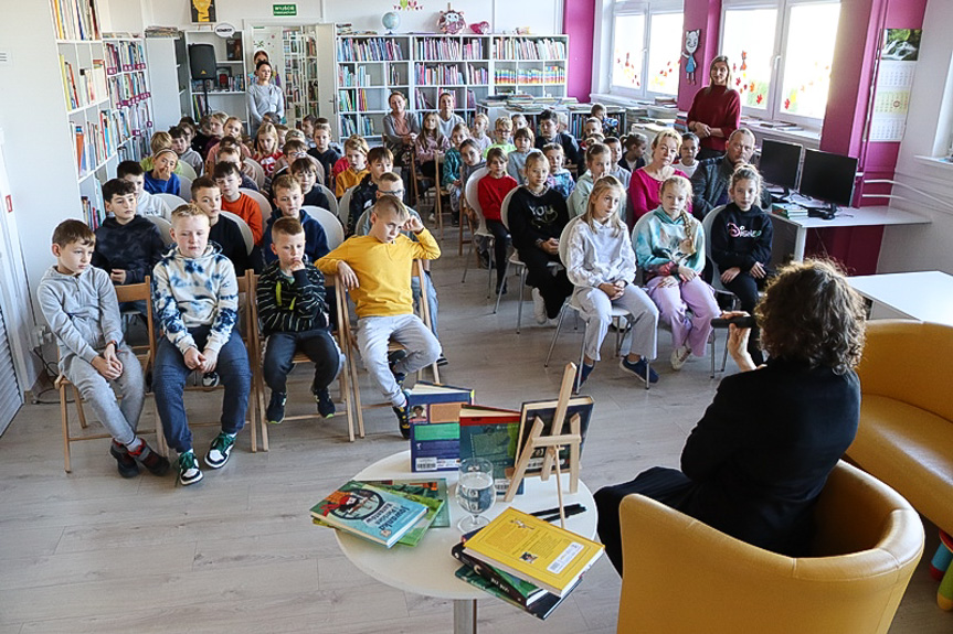 Spotkania z Katarzyną Wasilkowską w bibliotece