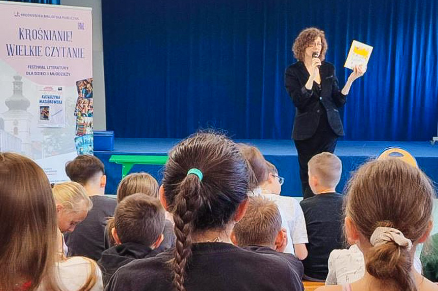 Spotkania z Katarzyną Wasilkowską w bibliotece