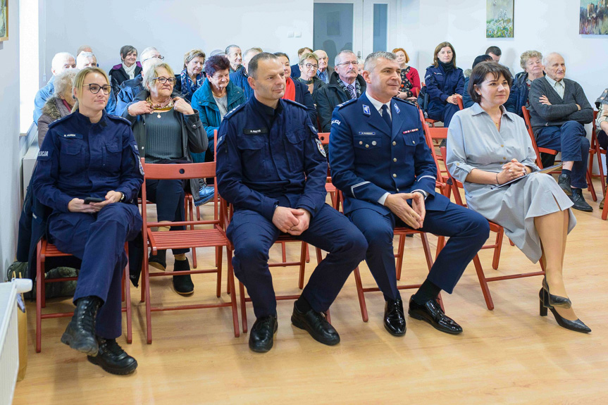 Spotkanie bezpieczny senior w Korczynie