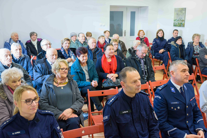 Spotkanie bezpieczny senior w Korczynie