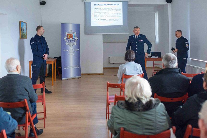 Spotkanie bezpieczny senior w Korczynie