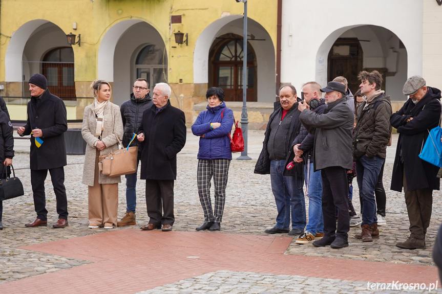 Spotkanie na rynku w Krośnie