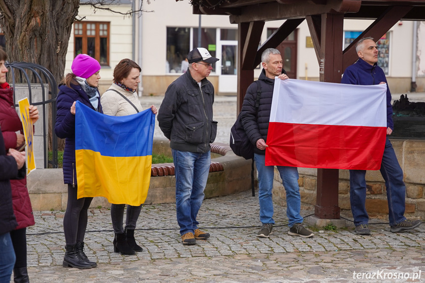 Spotkanie na rynku w Krośnie