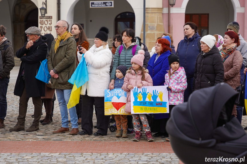 Spotkanie na rynku w Krośnie