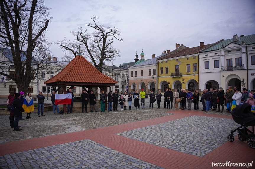 Spotkanie na rynku w Krośnie