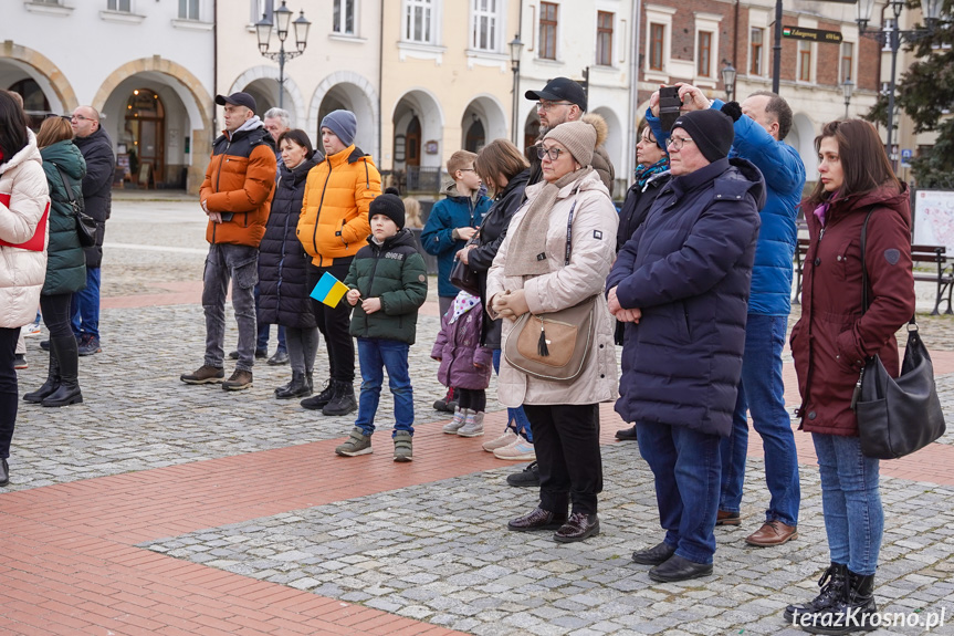 Spotkanie na rynku w Krośnie