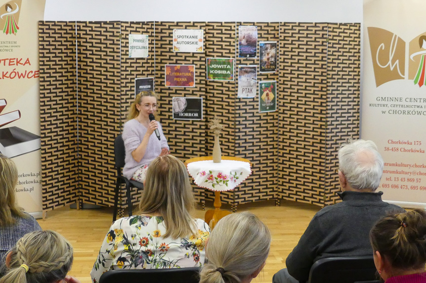 Spotkanie z Jowitą Kosibą w bibliotece w Chorkówce