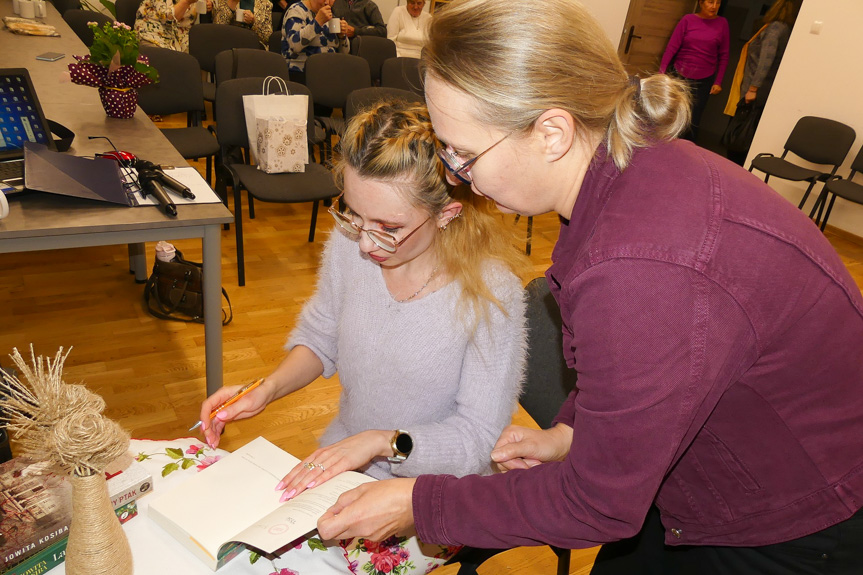 Spotkanie z Jowitą Kosibą w bibliotece w Chorkówce