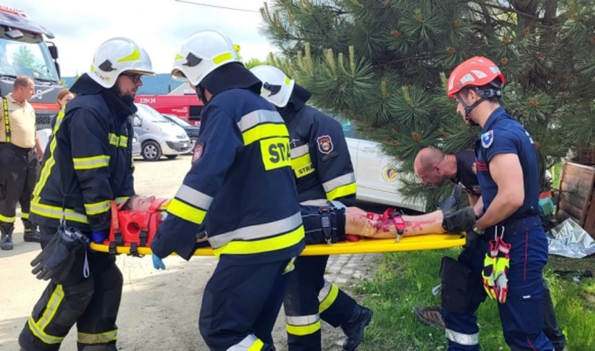 Strażacy z Gminy Jedlicze uczestniczyli w szkoleniu ratowniczym w Bieszczadach