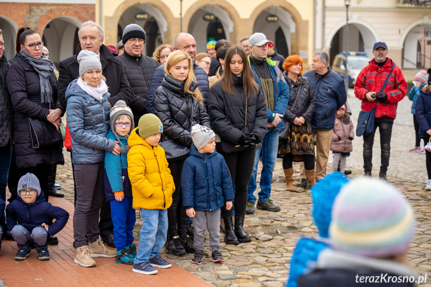 Święcenie Pokarmów Wielkanocnych na krośnieńskim Rynku