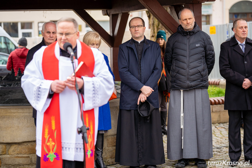 Święcenie Pokarmów Wielkanocnych na krośnieńskim Rynku