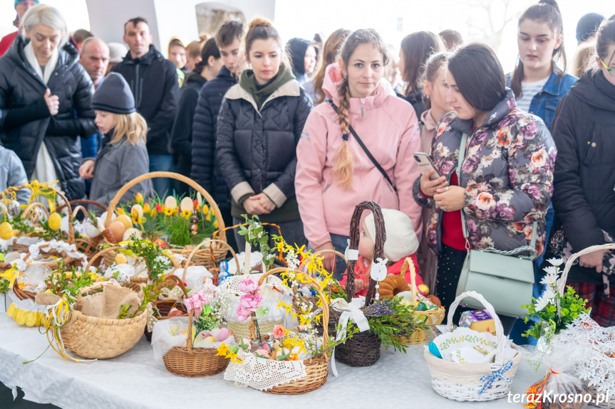 Święcenie Pokarmów Wielkanocnych na krośnieńskim rynku