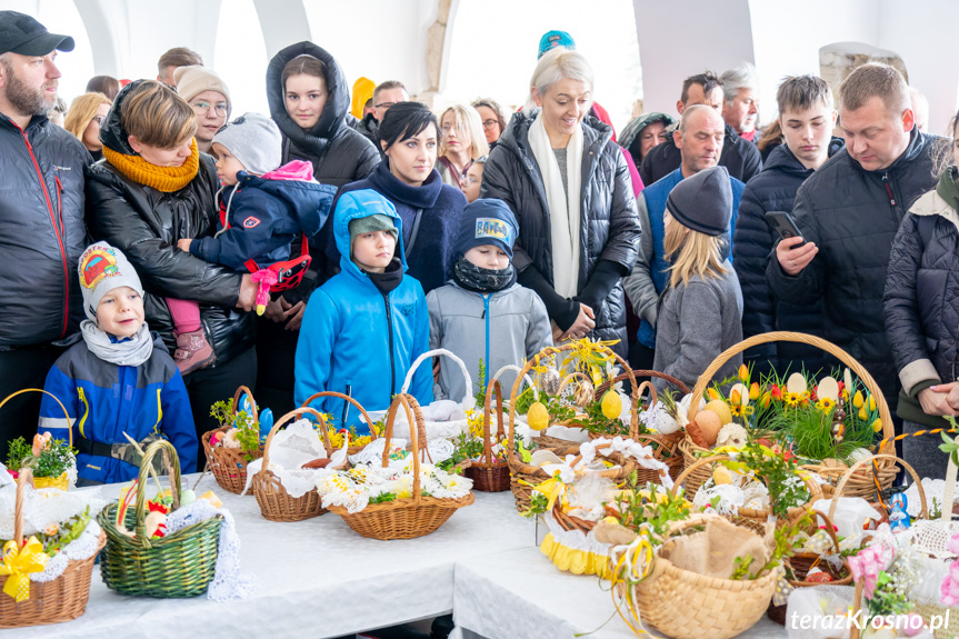 Święcenie Pokarmów Wielkanocnych na krośnieńskim rynku