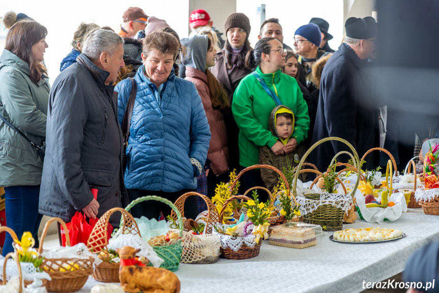 Święcenie Pokarmów Wielkanocnych na krośnieńskim rynku