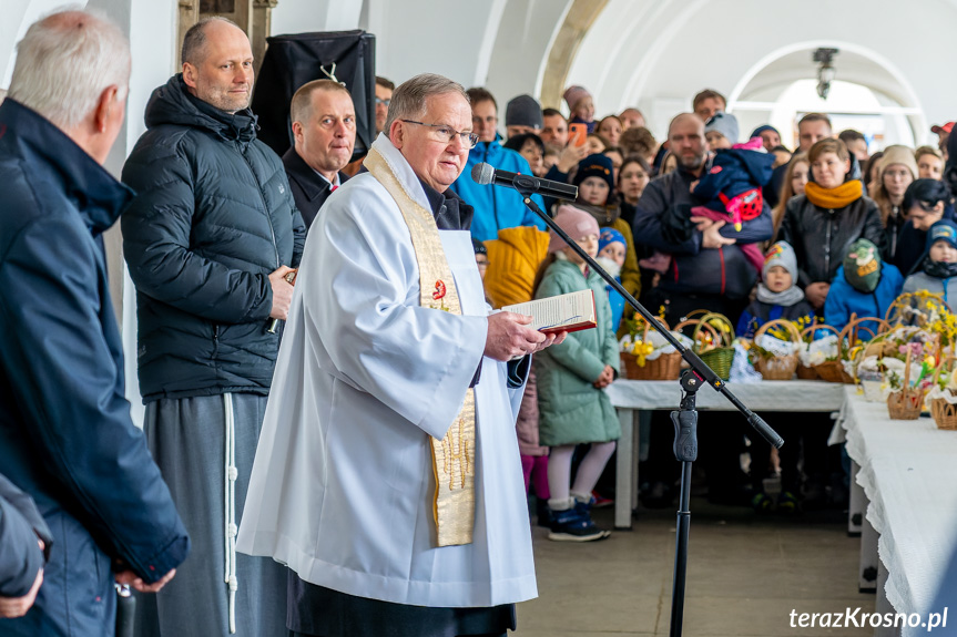 Święcenie Pokarmów Wielkanocnych na krośnieńskim rynku