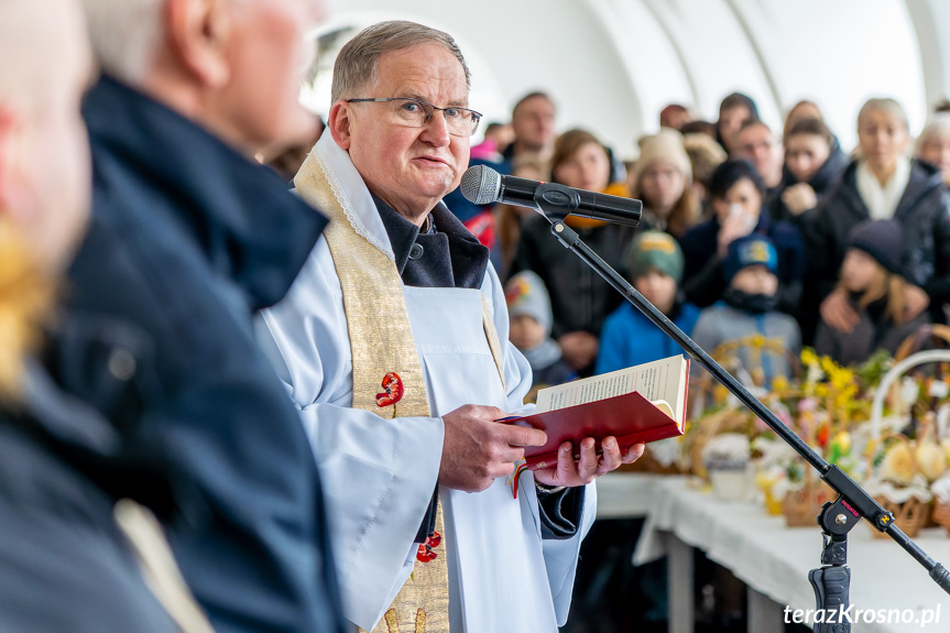 Święcenie Pokarmów Wielkanocnych na krośnieńskim rynku