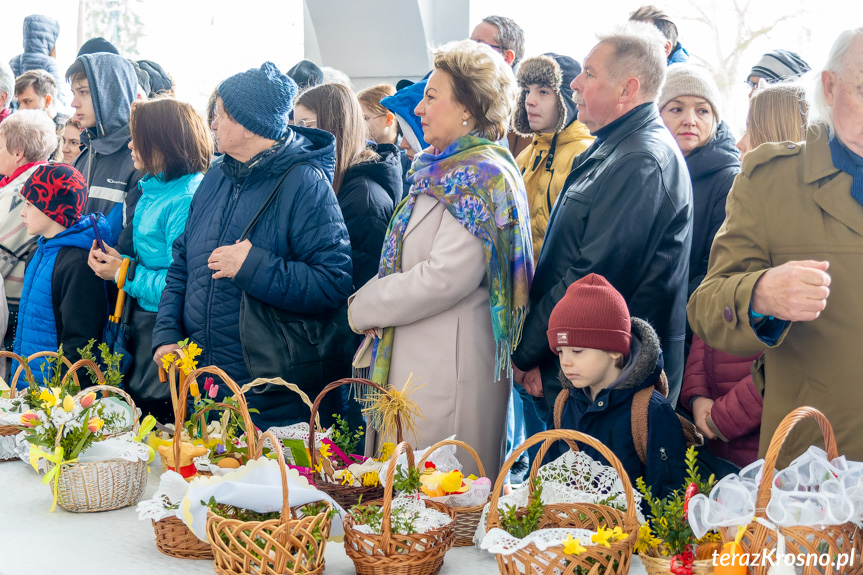 Święcenie Pokarmów Wielkanocnych na krośnieńskim rynku