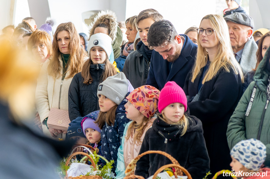 Święcenie Pokarmów Wielkanocnych na krośnieńskim rynku