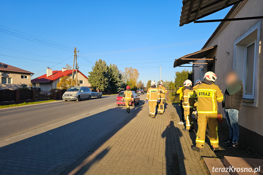 Świerzowa Polska. Wszystkie służby w gotowości, a mężczyzna smacznie spał