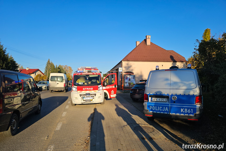 Świerzowa Polska. Wszystkie służby w gotowości, a mężczyzna smacznie spał