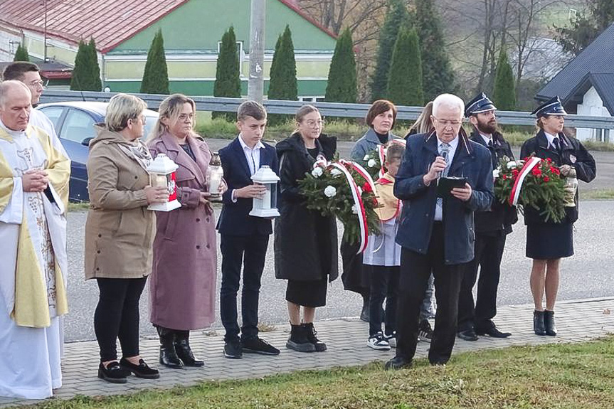 Święto Niepodległości w Łękach Dukielskich