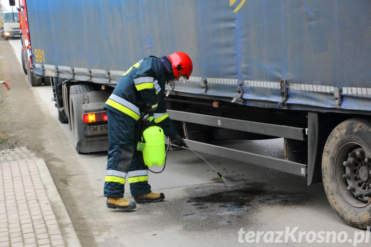 TIR w Zręcinie