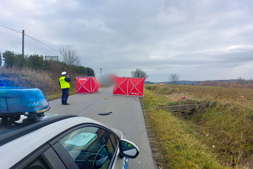 Tragiczny wypadek w Bieździadce