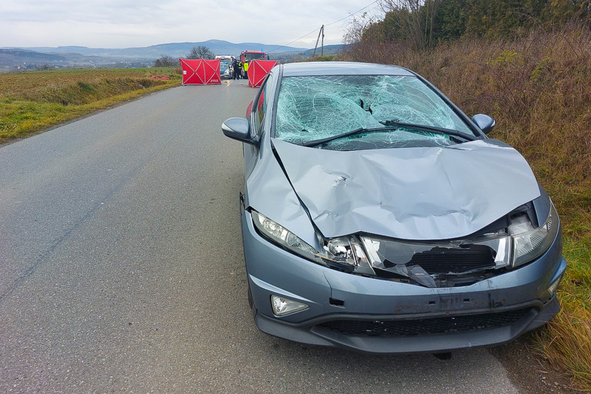 Tragiczny wypadek w Bieździadce